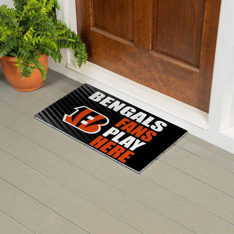Cincinnati Bengals Fan PVC Mat, 28"x16"