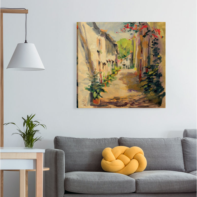 « france iii », peinture, H 24 po x l 24 po x P 1,5 po, Toile tendue