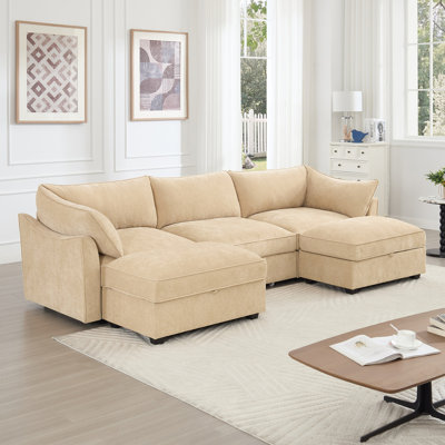 Canapé modulaire en chenille