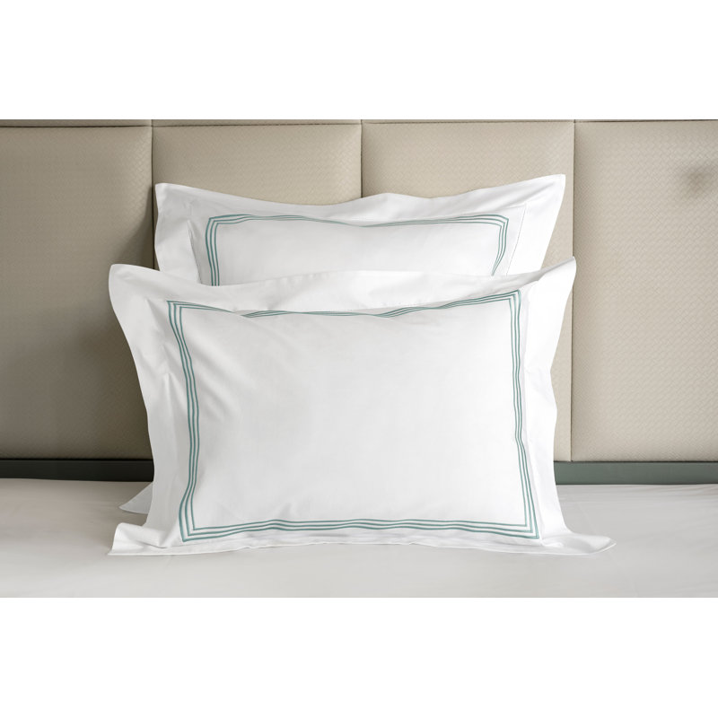 Granduca Sham, Standard, White/Wilton Blue