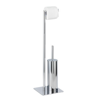 Recco Freestanding Toilet Roll & Brush Holder