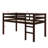 Twin Elevated Loft Bed With Ladder, Reinforced Slat Bed Platform-1269828569