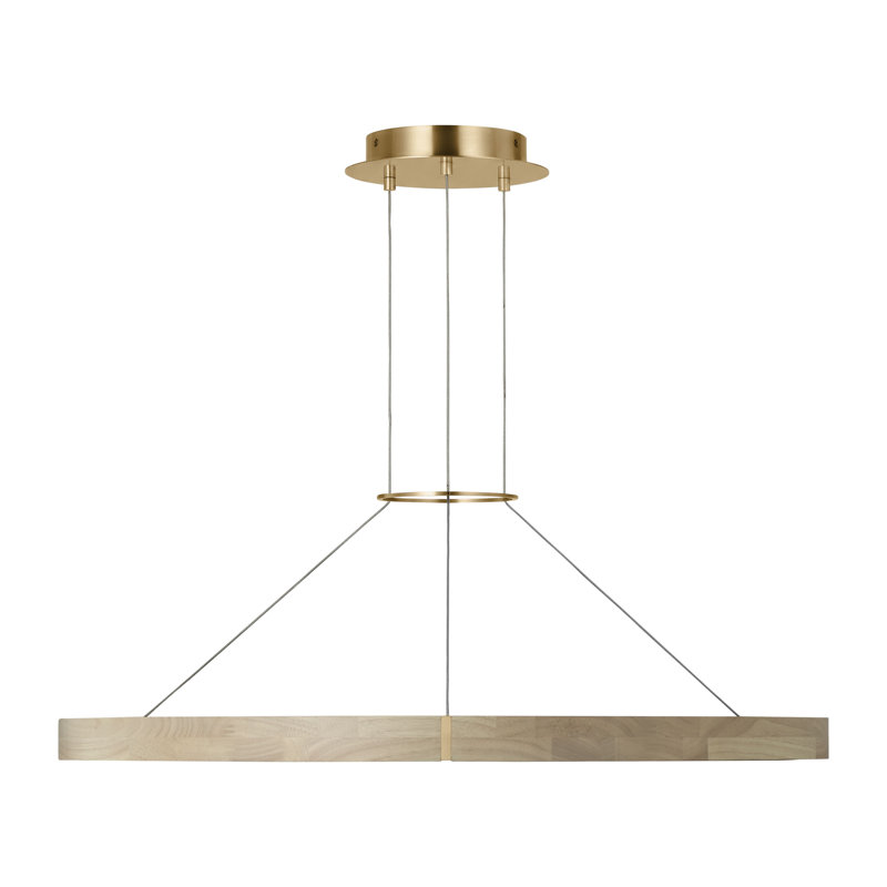 Ashok LED Chandelier, 1.9" H x 36.7" W x 36.7" D