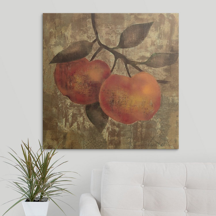 «Apple» par Aniessa, reproduction d'art, H 35 po x l 35 po x 1,5 po, Toile