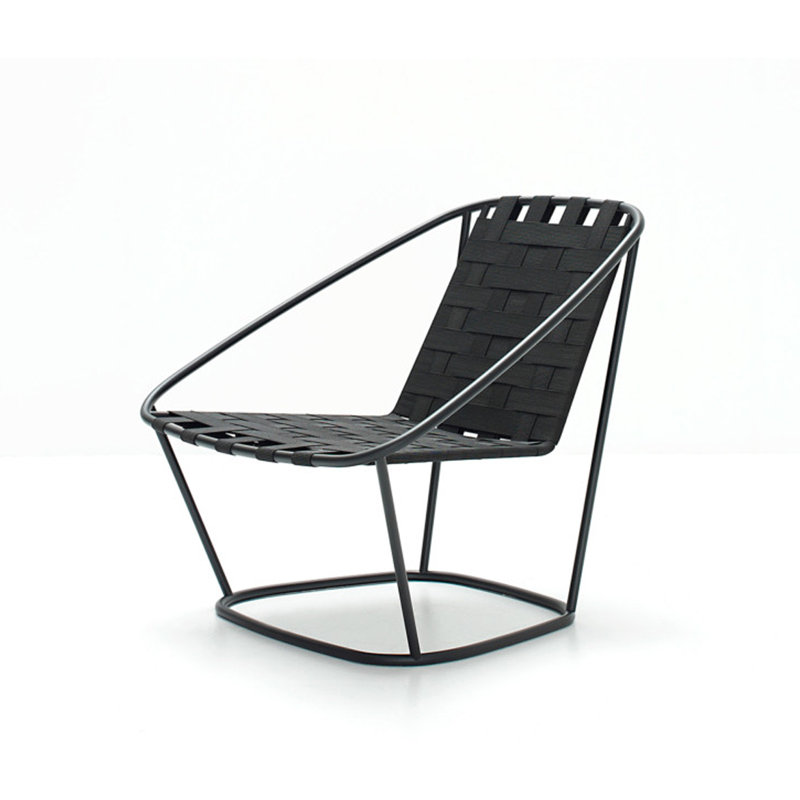 Cloud Outdoor Lounge Chair, Black