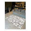 Tapis blanc lavabo lavable à la machine