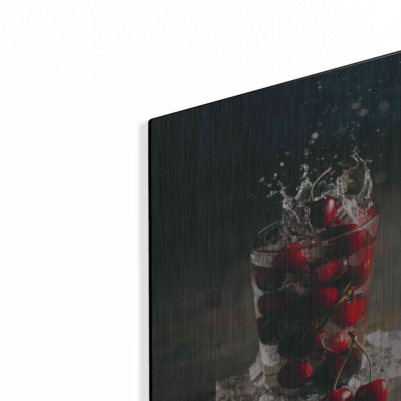 «Cherry Limeade Gin and Tonic» par Epic Portfolio, art mural en métal, H 16 po x l 12 po