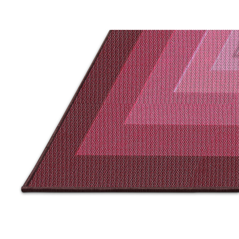 Tapis de zone marron à motifs, Rectangle 2 pi x 4 pi