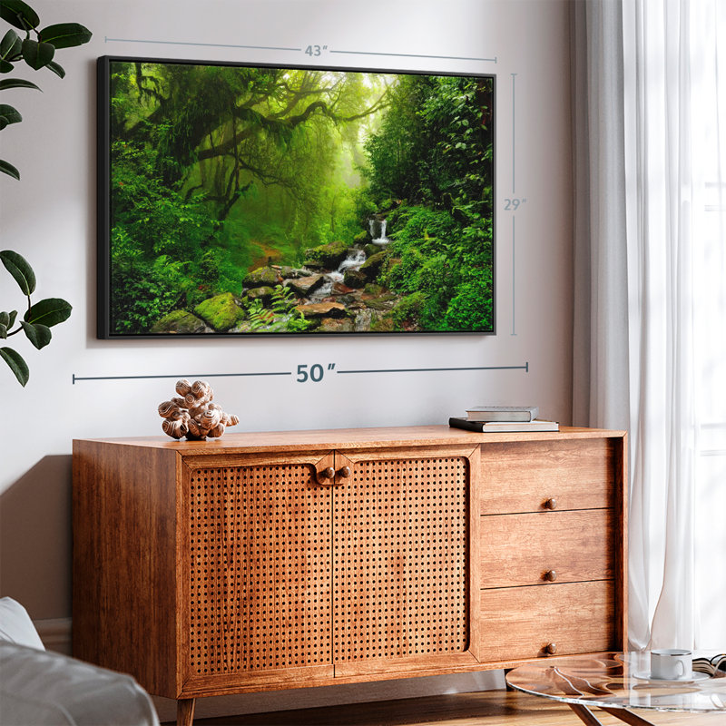 Forest Stream Canvas Print, 29" H x 43" W