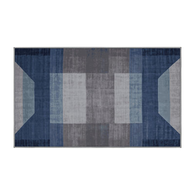 Tapis gris lavable à la machine