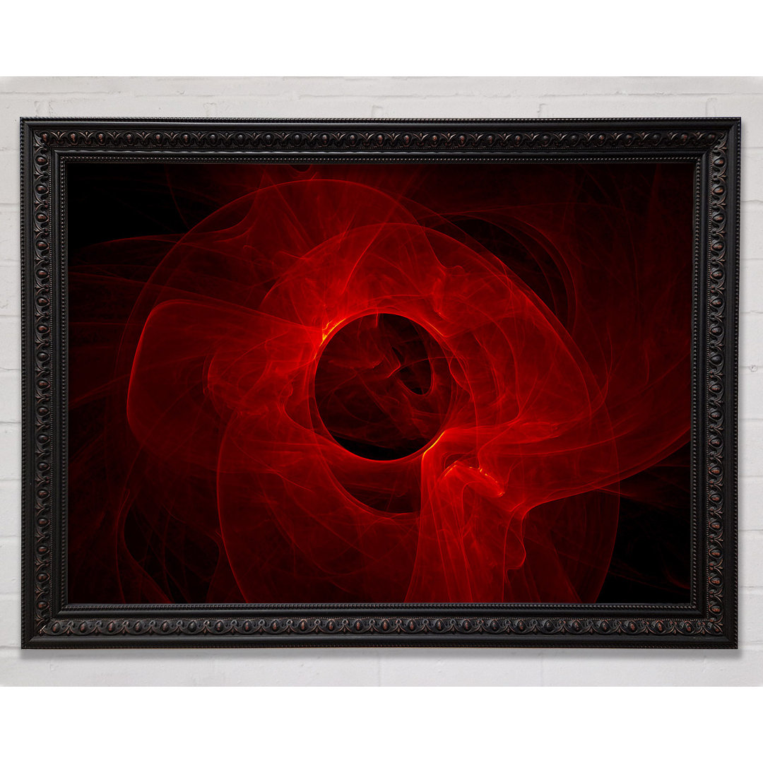 Gerahmtes Wandbild Red Planet Smoke