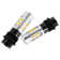 2 Pcs T25 3157 800LM Turn Signal Parking DRL LED Bulbs with Load Resistors Decoder Kit