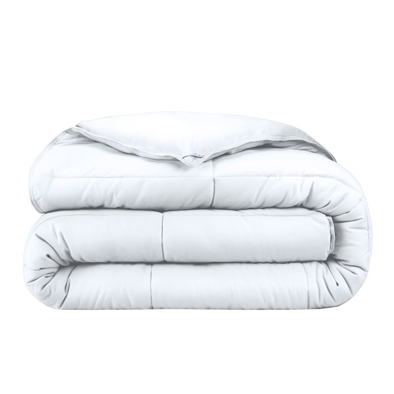 Down Alternative Comforter Duvet Insert, Queen Oversized, White