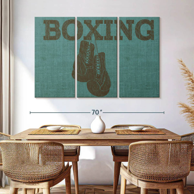 Sireci Boxing Typography, 42" H x 65" W
