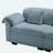 Modular Sectional Sofa with Storage Reversible Ottoman-411386733