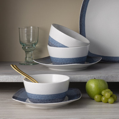 Noritake Colorscapes Layers Cereal Bowls, 6", 25 oz.
