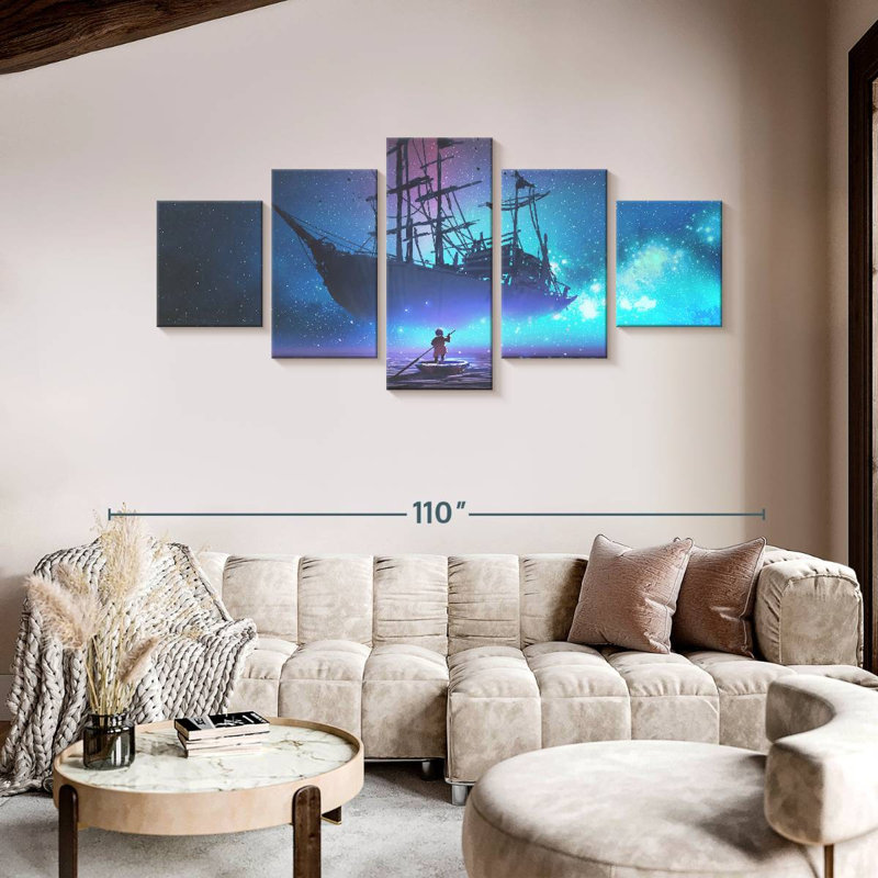 Pirate Galaxy, 42" H x 92" W