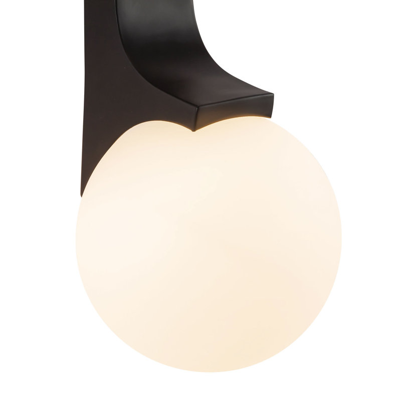Briar 22-in Gold Wall Sconce, Matte Black