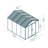 Palram - Canopia Rubicon 8 ft. W x 10 ft. D Weather-Resistant Polycarbonate Outdoor Storage Shed for Garden, Backyard & Tools-94128980