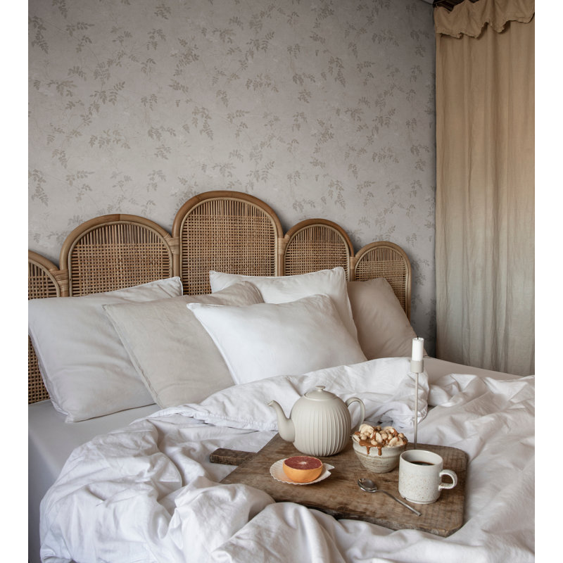 Jordnara Floral Wallpaper Roll, Sandstone