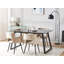 Drumgurland Extendable Metal Base Dining Table