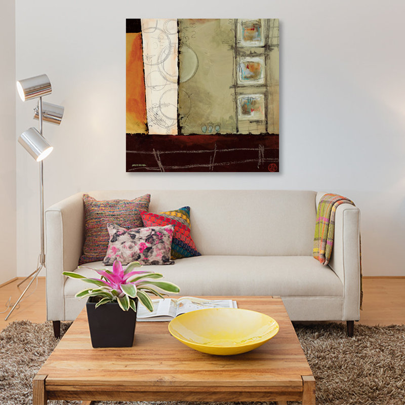 « unit i », impression sur toile, H 18 po x l 18 po x P 1,5 po, Toile tendue, Pas de tapis