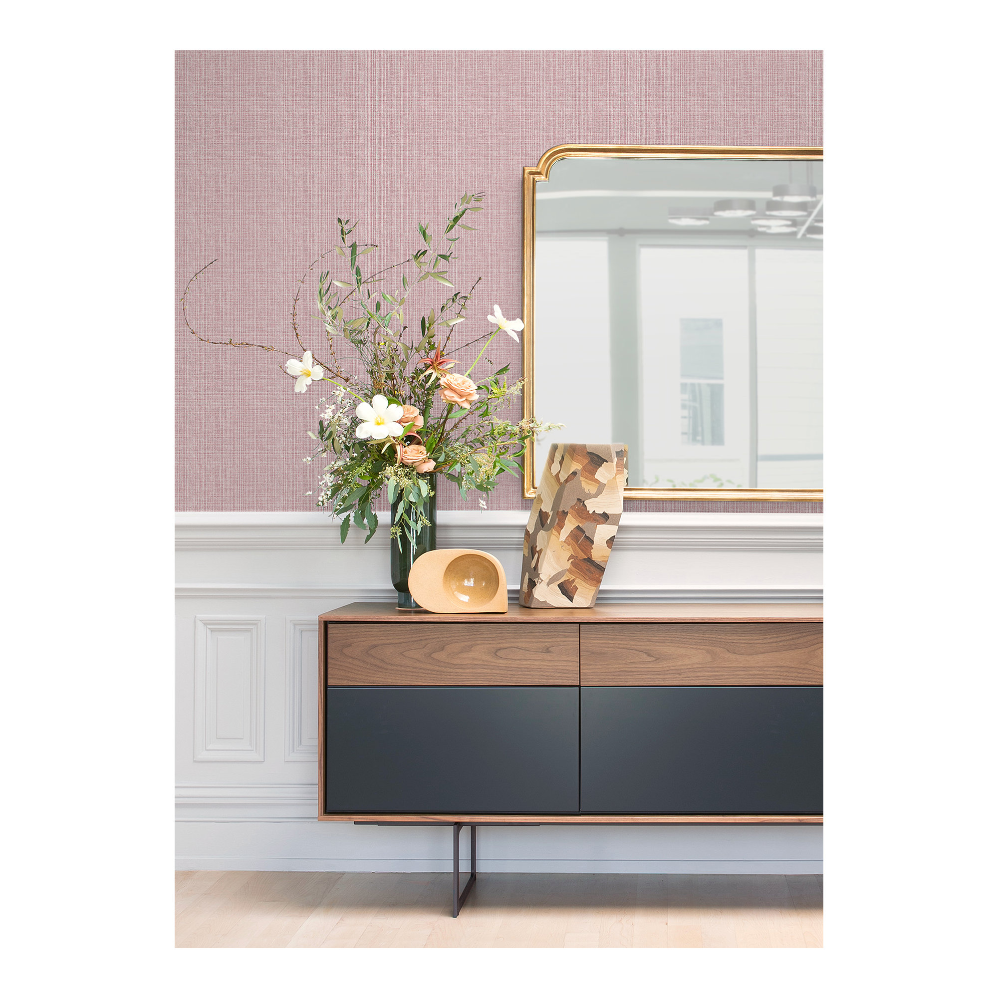 Quartney Wallpaper, Pink