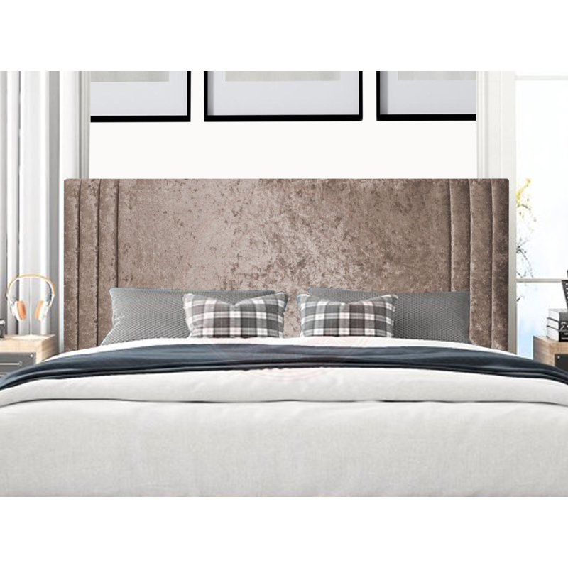 Arnulfo Upholstered Headboard, Small Double (4'), Champagne