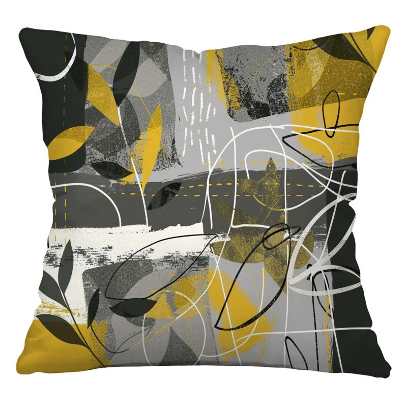 Coussin Botanical, H 26 po x l 26 po