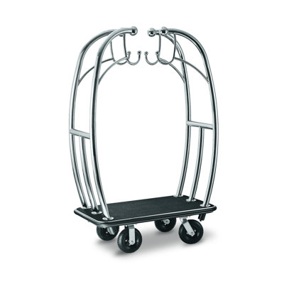 Deluxe 71.5'' H x 48'' W Utility Cart with Wheels