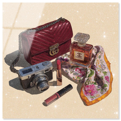 «Her Go To Accessories», reproduction d'art par Art Remedy