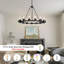  Lustre de style campagnard à 15 lumières 33,66 po