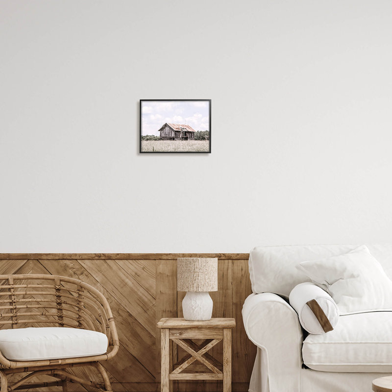 Art de giclée campagne champêtre par Jennifer Rigsby, Giclée encadrée noir minuit, H 11 po x l 14 po x P 1,5 po