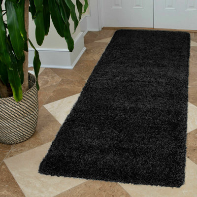 Aanuoluwa Solid Colour Shag 200cm X 290cm Area Rug