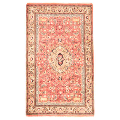 Tapis rose Kashmir 2 pi 6 po x 4 pi 3 po