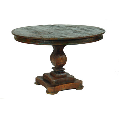 Table de salle à manger en bois massif Delphia