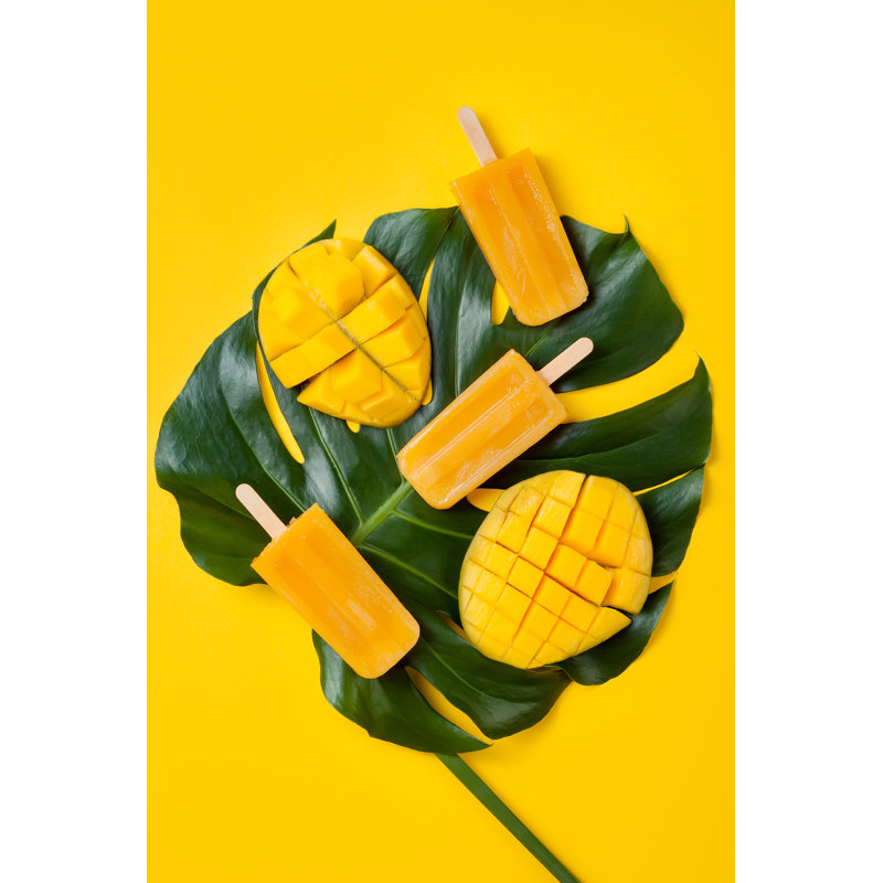 Mango Popsicles by Sveta_zarzamora - Wrapped Canvas Print, 30cm H x 20cm W