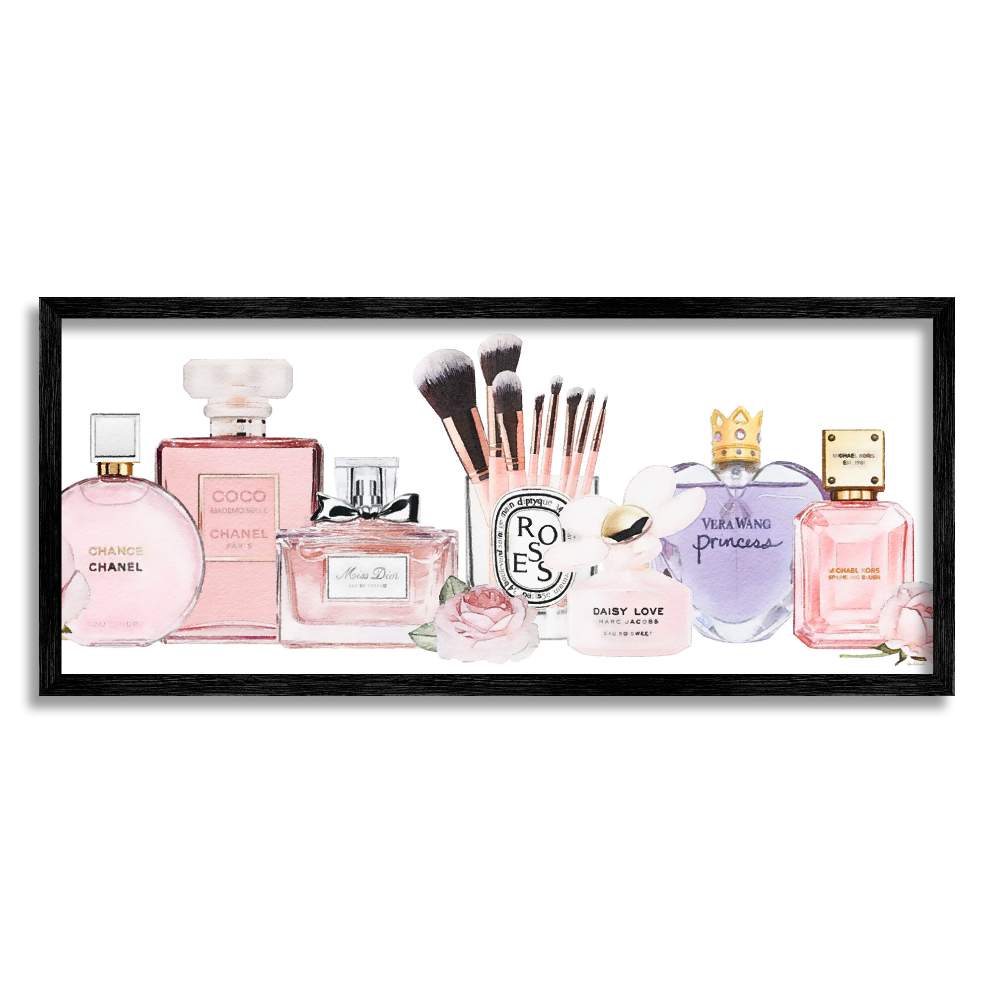 Stupell Industries Women's Fashion Fragrance Glam Accessories