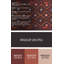 Tapis de zone orange/noir contemporaine-940534411