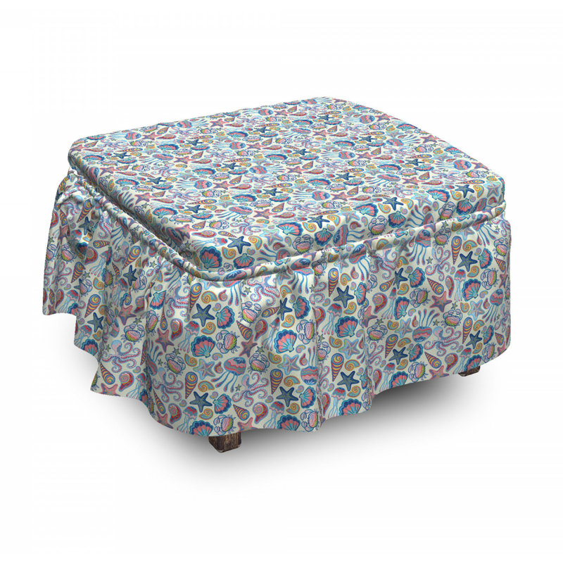 Housse pour repose-pieds d’art aquatique life