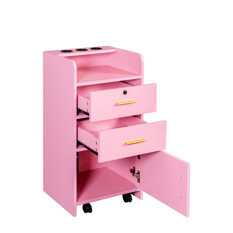 De salon de beauté avec 2 tiroirs et 1 armoire efficace pour divers besoins