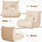 Large Bean Bag Chairs for Adults, Memory Foam Lounge Fluffy Chair with Lumbar Pillow, Corduroy Togo Chair, Lazy Floor Sofa for Bedroom Living Room,Gaming-1240833009
