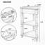Petite table de coin triangulaire, table de bout en bois à 3 niveaux pour espaces compacts, salon, avec pieds en bois massif-133409157-133409159-133409164