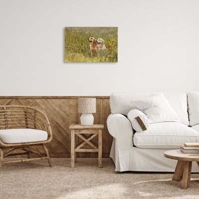 «Happy Dogs Field Day», toile par Sueellen Ross