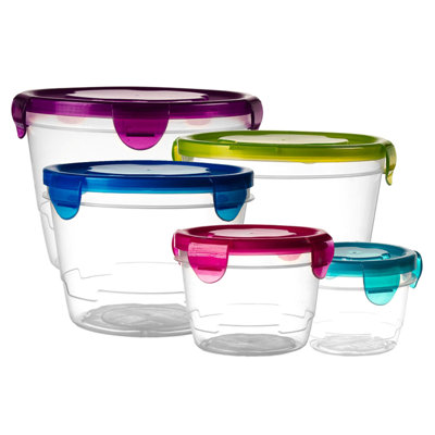 Ensemble de 5 contenants alimentaires réutilisables Carys