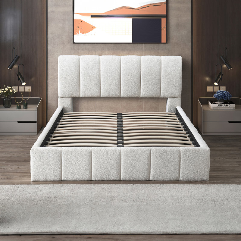 Birjesh Upholstered Panel Bed, Queen