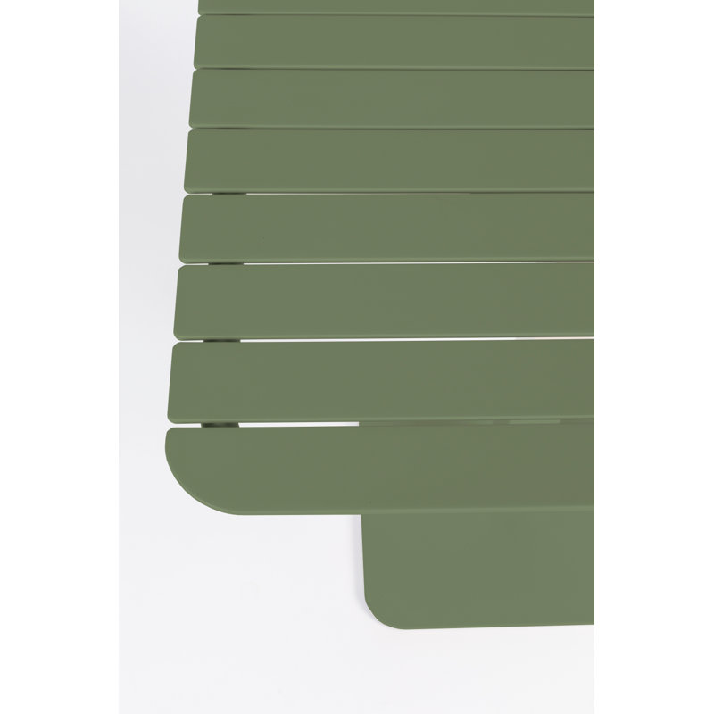 Table bistro en aluminium, Vert