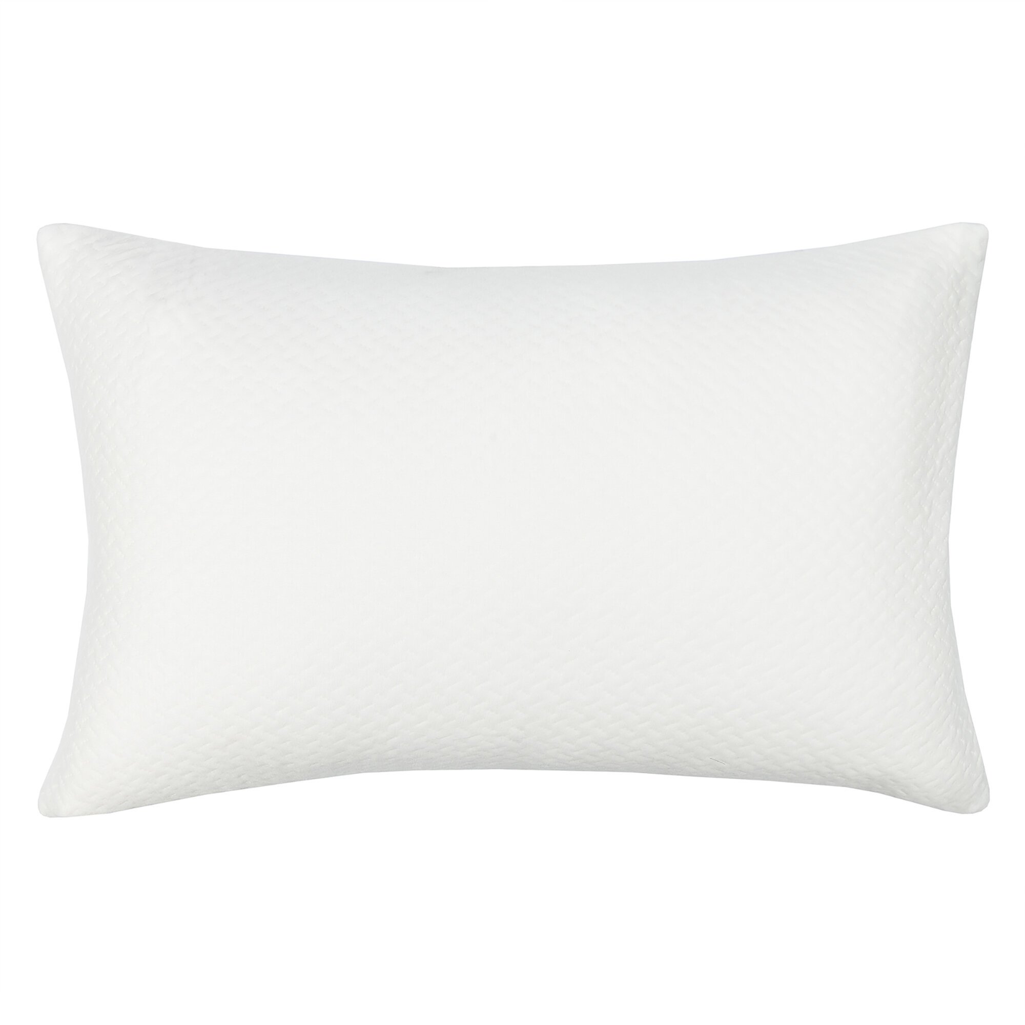Encased Shredded Memory Foam Medium Support Cooling Pillow Size: Queen