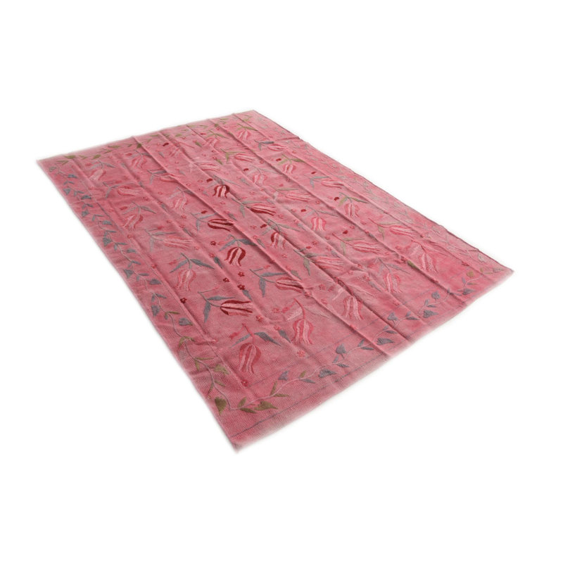Tapis rose 5 x 8