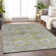 Machine Washable Indoor/Outdoor Xhevrie Aloe Rug